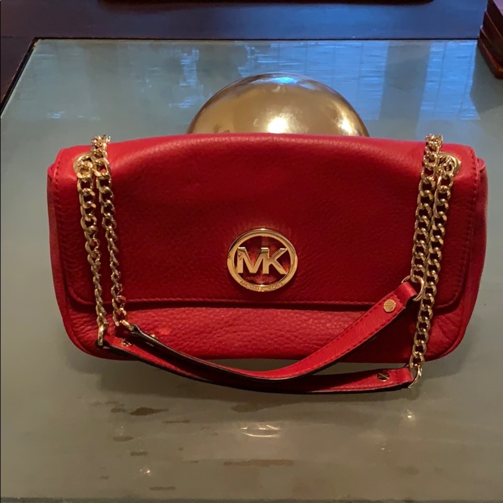 Red-Kiss Michael Kors Handbag